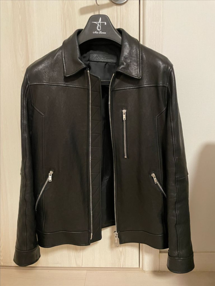 느와르 라르메스 양가죽 스탠다드 자켓 46 판매합니다 이미지