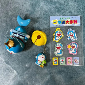 일괄) 고전 도라에몽 가챠 장난감 피규어 / 키링 / 스티커 이미지