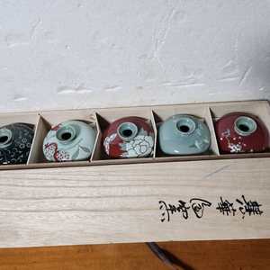 현곡도예 (바둑알 도자기 ) 5점 셋트 이미지