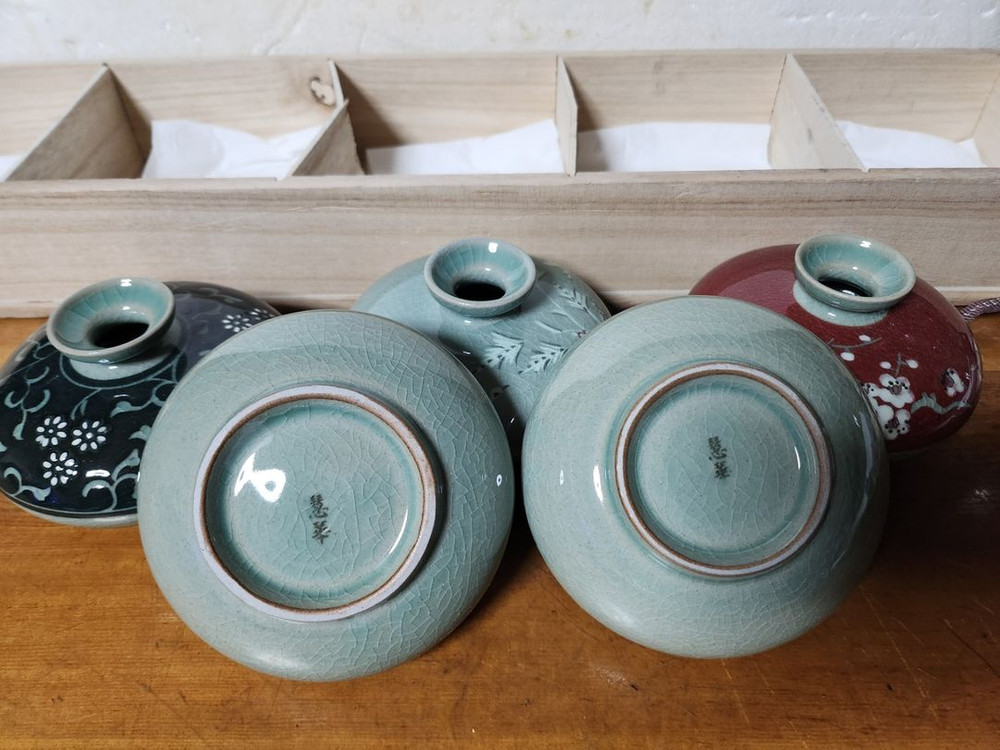 현곡도예 (바둑알 도자기 ) 5점 셋트 이미지