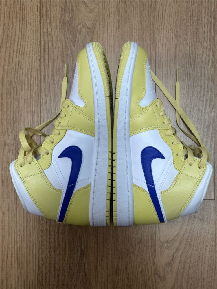 [새상품]나이키 에어조던1 미드 레몬 워시 245 이미지