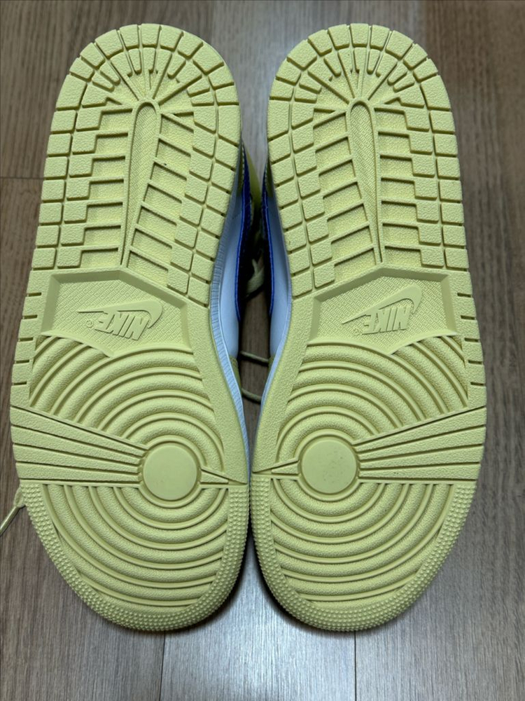 [새상품]나이키 에어조던1 미드 레몬 워시 245 이미지