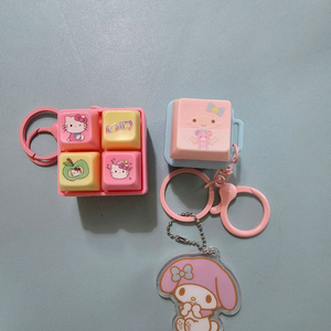 산리오 헬로키티 마이멜로디 키캡키링 2개일괄 이미지