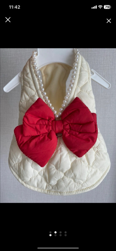 새상품 강아지 하네스 원피스 이미지