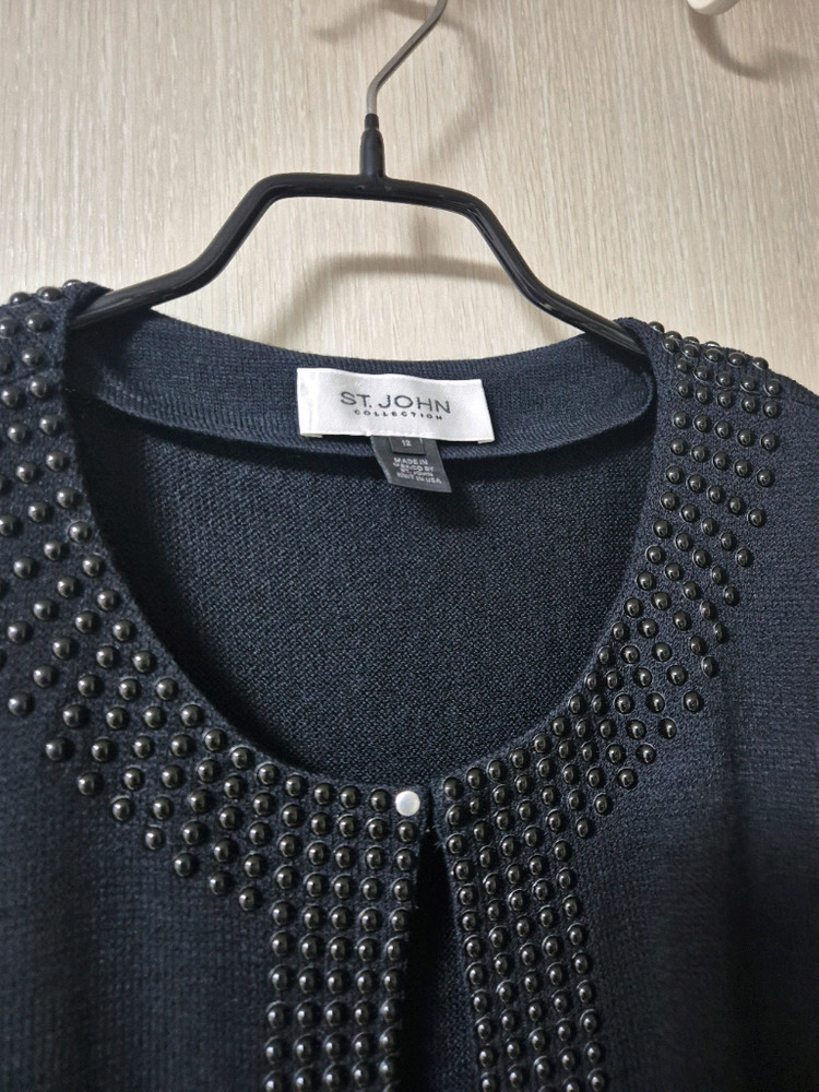 센존 St. John 스팽글 롱가디건 롱자켓 12 센죤 컬렉션 이미지