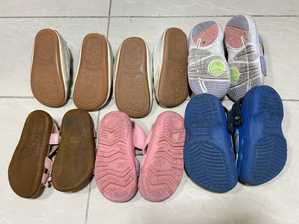 아기 신발 130사이즈 6켤레 일괄 팁토이조이 나이키 크록스 이미지