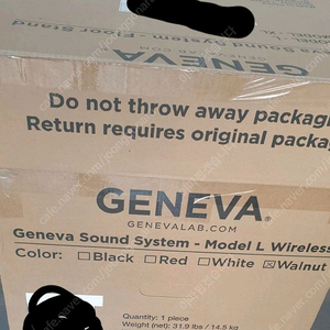 제네바L 월넛 스피커 + 스탠드 이미지