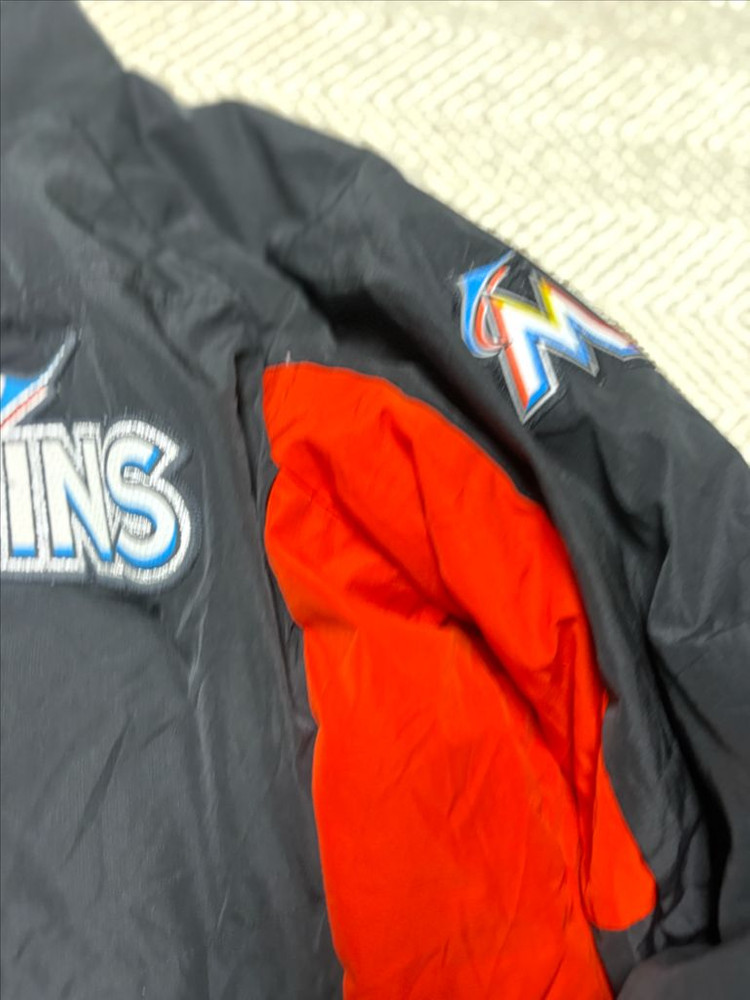 정품 마제스틱 MLB 마이애미 말린스 야구 점퍼 이미지