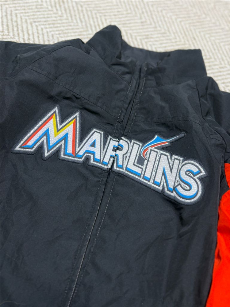 정품 마제스틱 MLB 마이애미 말린스 야구 점퍼 이미지