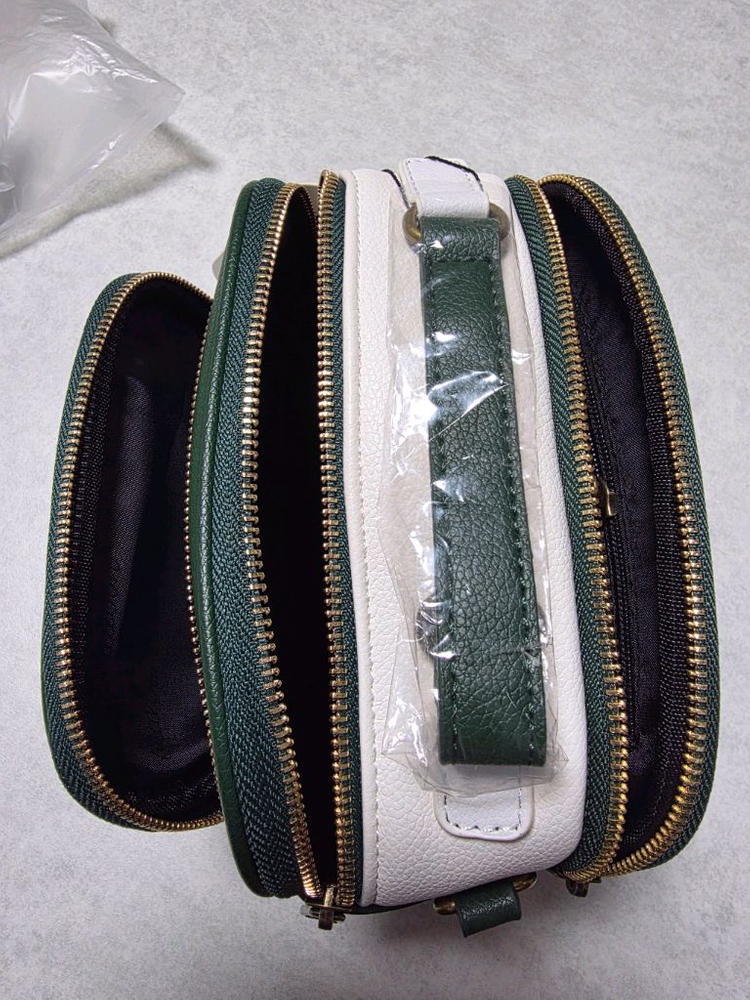 말본 핸드백 파우치 그린 그린, 브라운 2종 팝니다 골프가방 볼가방 큐브백 파우치 이미지