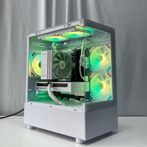 [새제품] I5 14400F + RTX 5060 노멀한 화이트 컨셉 컴퓨터 이미지