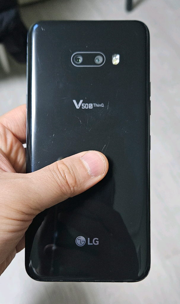 LG V50S 블랙 256GB 부품용 싸게 팝니다. 이미지