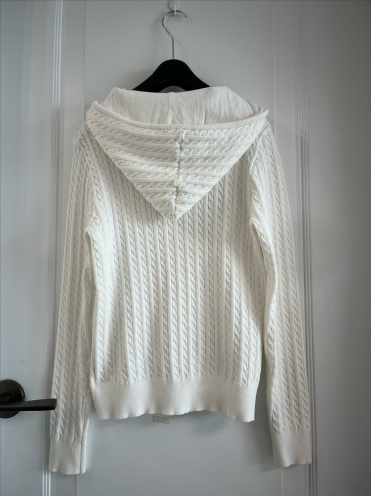 정품 폴로 케이블 코튼 후드 집업 가디건 새상품 (선물 가능) 이미지