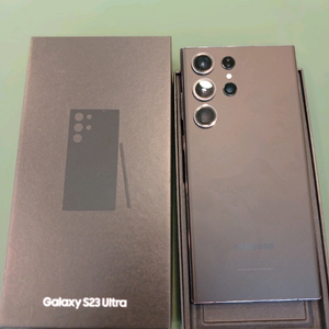 갤럭시 s23울트라 팬텀블랙 256기가 이미지
