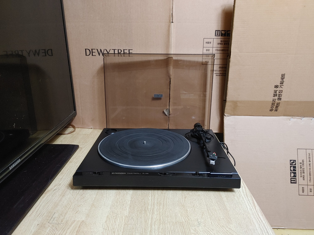 파이오니아 LP 턴테이블 PL 335 (오디오 앰프 이미지