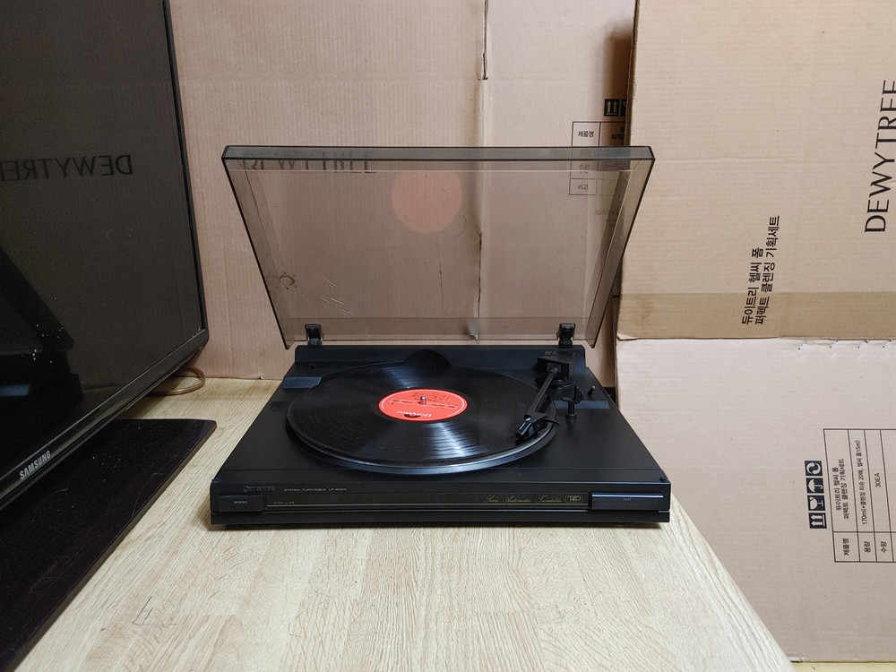 롯데 LP 턴테이블 LP200A (오디오 앰프 음향기기 이미지