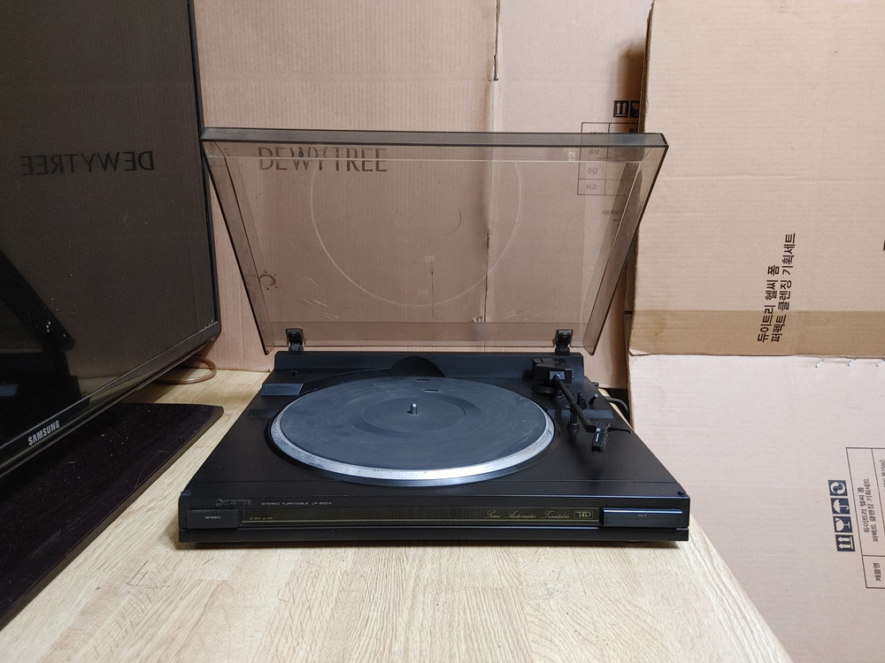 롯데 LP 턴테이블 LP200A (오디오 앰프 음향기기 이미지