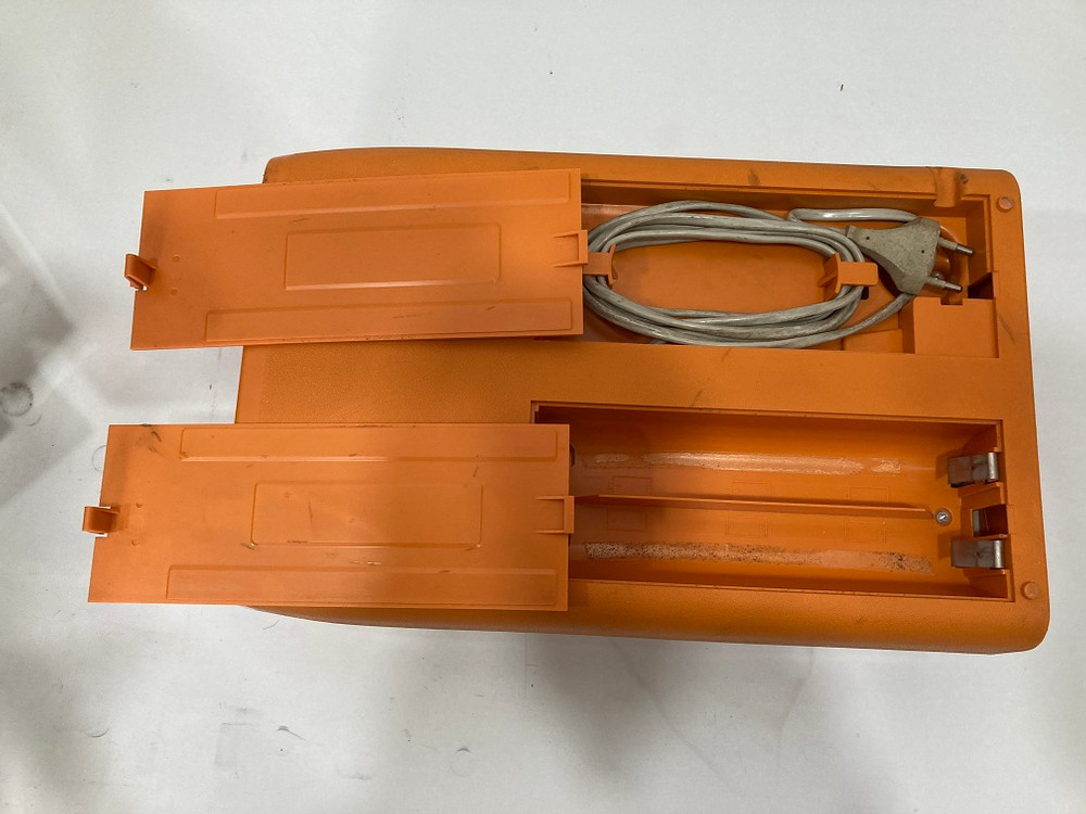 필립스 빈티지 오렌지 컬러 턴테이블(블루투스 가능) 이미지