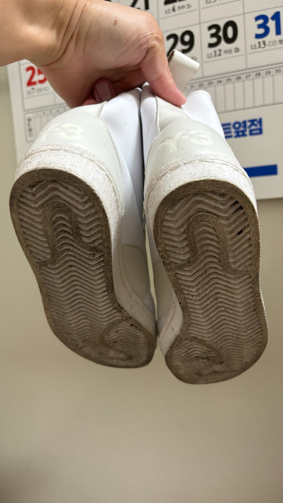 아디다스 Y-3 Pro Zip 화이트 하이탑 스니커즈 (사이즈 245) 이미지