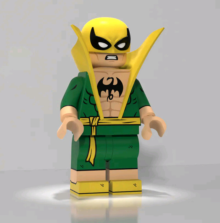 레고커스텀 마블 퍼니브릭 아이언피스트 판매합니다 이미지