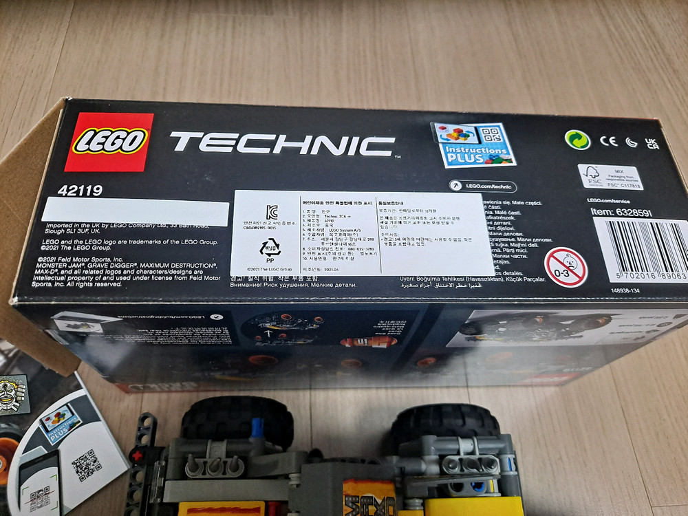 레고 테크닉 42119 몬스터 잼 맥스-D 이미지