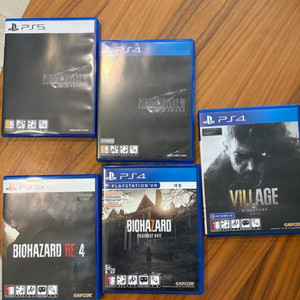 PS4/PS5 게임 타이틀 5종 세트 이미지