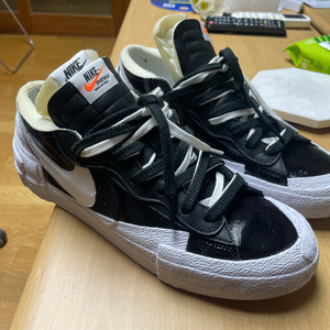 나이키 사카이 블레이저 로우 블랙 265 이미지