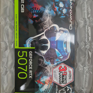 GAINWARD 지포스 RTX 5070 파이썬 III D7 12GB 그래픽카드 미개봉 새상품 이미지