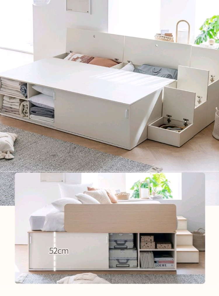 레이디가구 모노슬라이딩 평상형침대 덤핑 리퍼상품 수량한정 이미지