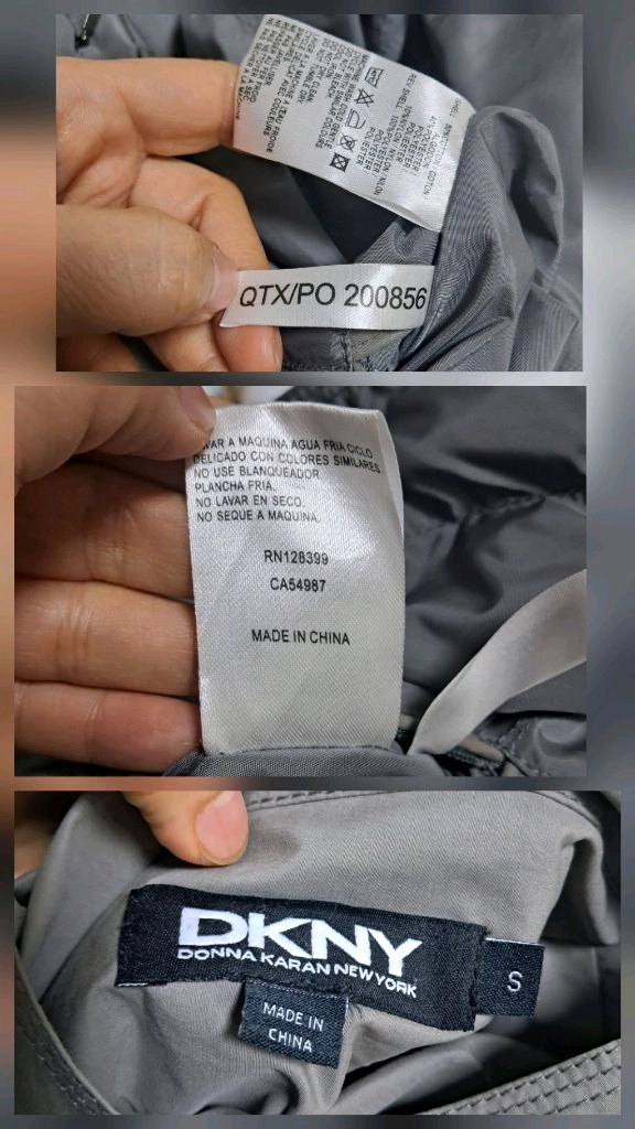 (상태최상)DKNY 남성 리버시블 트렌치코트 자켓 S 이미지