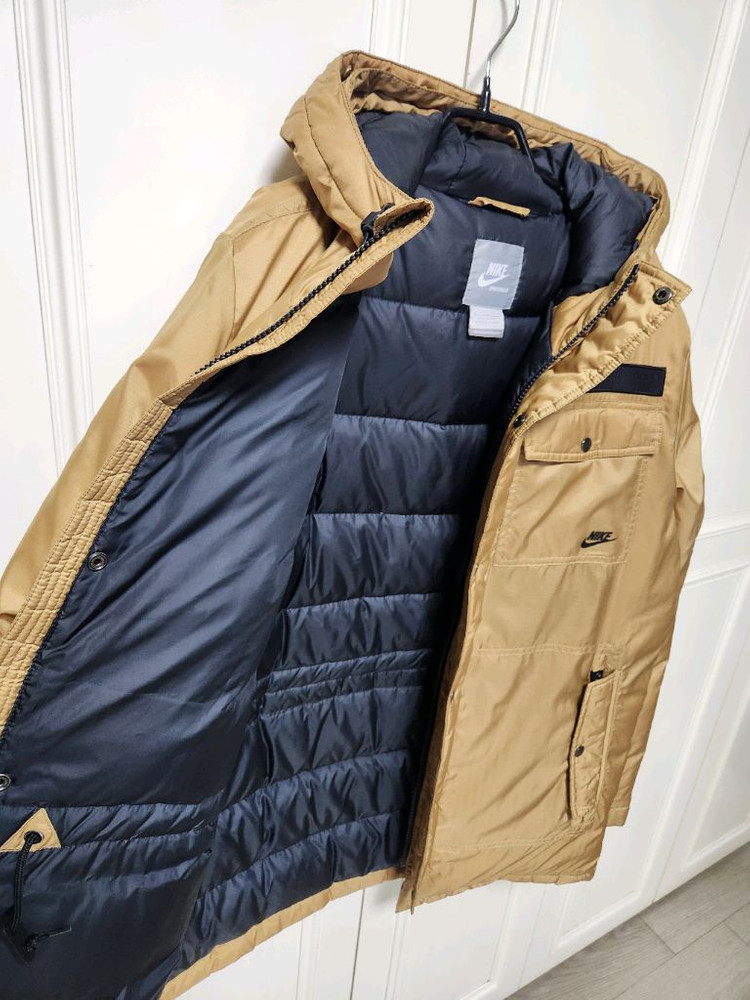 (100)나이키 미드 렝스 구스다운 패딩 자켓 이미지