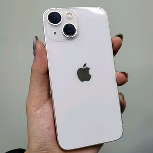 아이폰 13 미니 128기가 배터리100 스타라이트 화이트 128GB 이미지