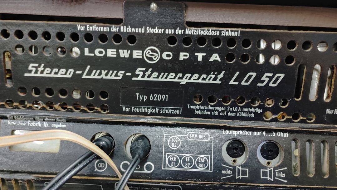 loewe opta 진공관라디오 앰프& LO 40알리코 이미지