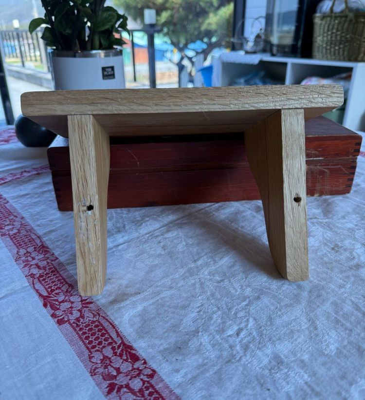 영국 빈티지 우드 벽선반 / 미니 선반 이미지