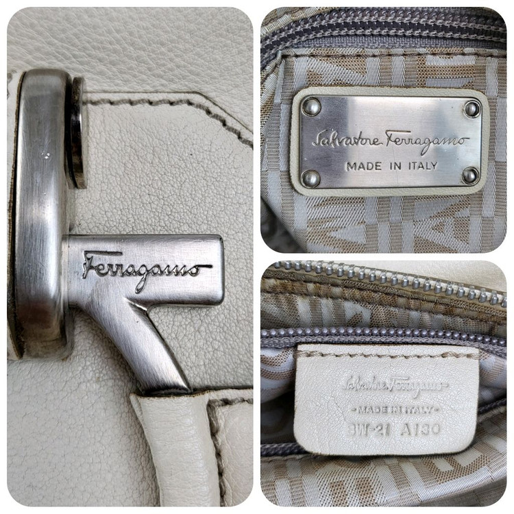 정품 페라가모 간치니 벨티드 가죽 숄더백 이미지