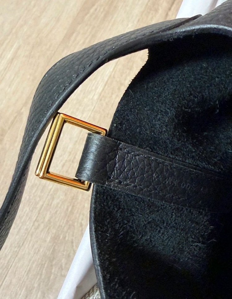 [새상품] 에르메스 피코탄 18 블랙 누아 금장 (K각인) 이미지