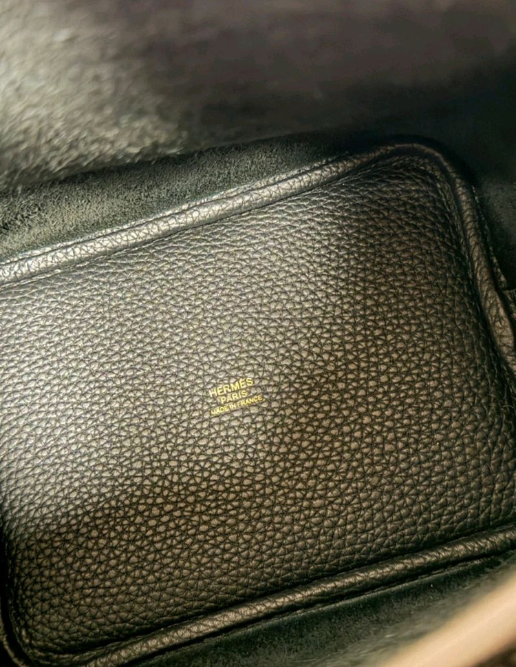 [새상품] 에르메스 피코탄 18 블랙 누아 금장 (K각인) 이미지