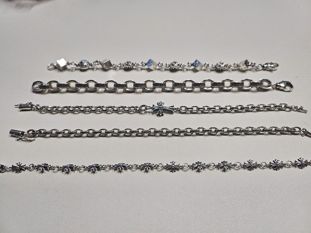 크롬하츠 순은925 반지 팔찌 목걸이 귀걸이 정리 이미지