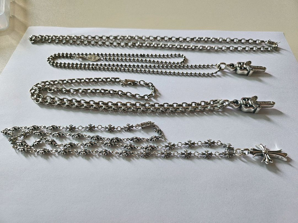 크롬하츠 순은925 반지 팔찌 목걸이 귀걸이 정리 이미지