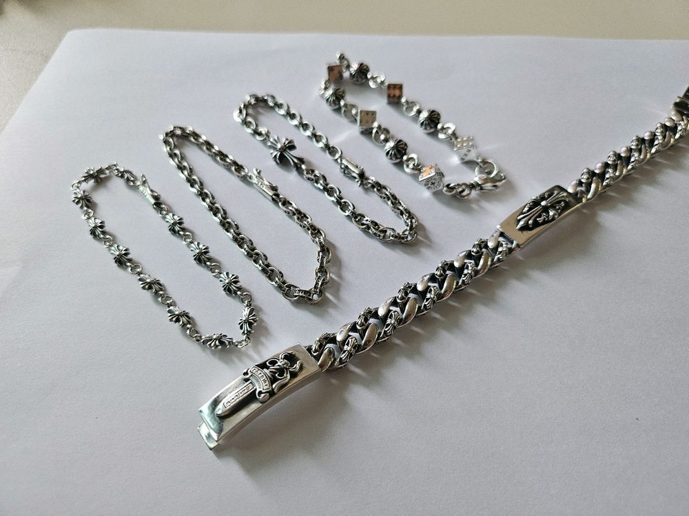 크롬하츠 순은925 반지 팔찌 목걸이 귀걸이 정리 이미지