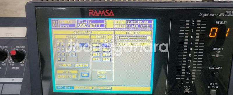 Panasonic ramsa wr-da7 오디오 믹싱 콘솔 이미지