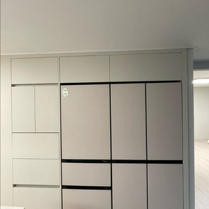 엘지 디오스 오브제컬렉션 냉장고, 김치냉장고 도어패널(미스티베이지) 이미지