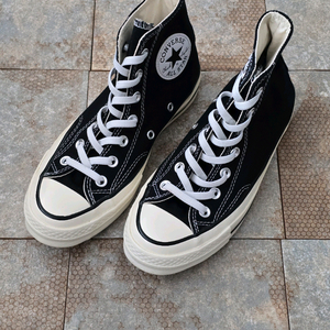 (235)컨버스 척 70 클래식 블랙 하이 스니커즈 운동화 이미지