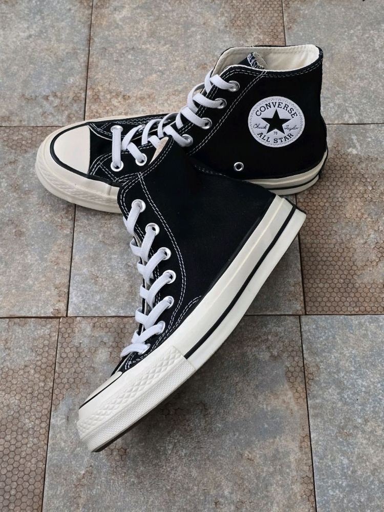 (235)컨버스 척 70 클래식 블랙 하이 스니커즈 운동화 이미지