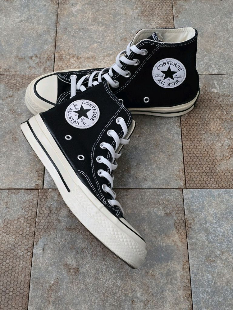 (235)컨버스 척 70 클래식 블랙 하이 스니커즈 운동화 이미지