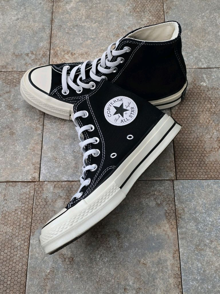 (235)컨버스 척 70 클래식 블랙 하이 스니커즈 운동화 이미지