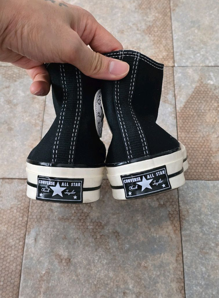 (235)컨버스 척 70 클래식 블랙 하이 스니커즈 운동화 이미지