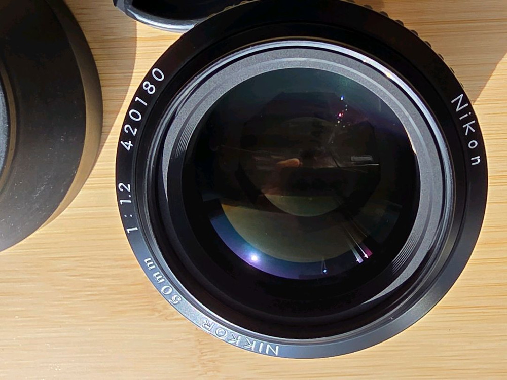 시그마SA 마운트로 개조된 니콘 50mm f1.2 AI-S 수동렌즈 이미지