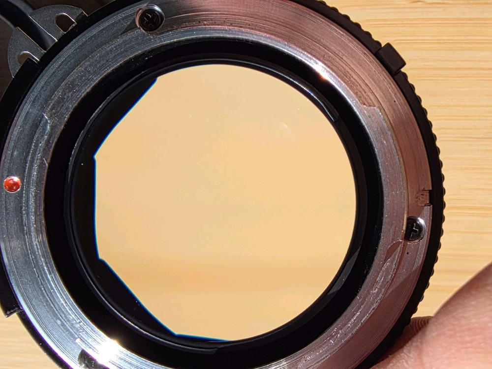 시그마SA 마운트로 개조된 니콘 50mm f1.2 AI-S 수동렌즈 이미지