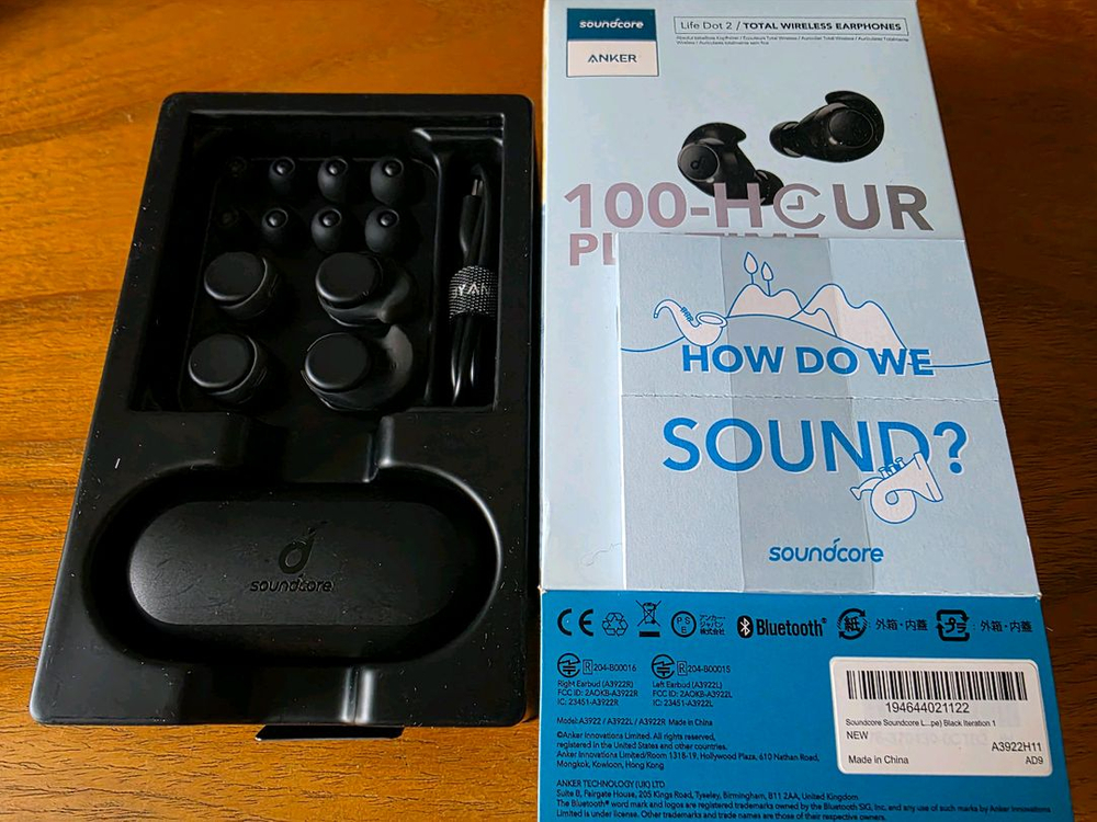 ANKER 라이프닷2 + QCY T13X 무선이어폰 일괄 이미지